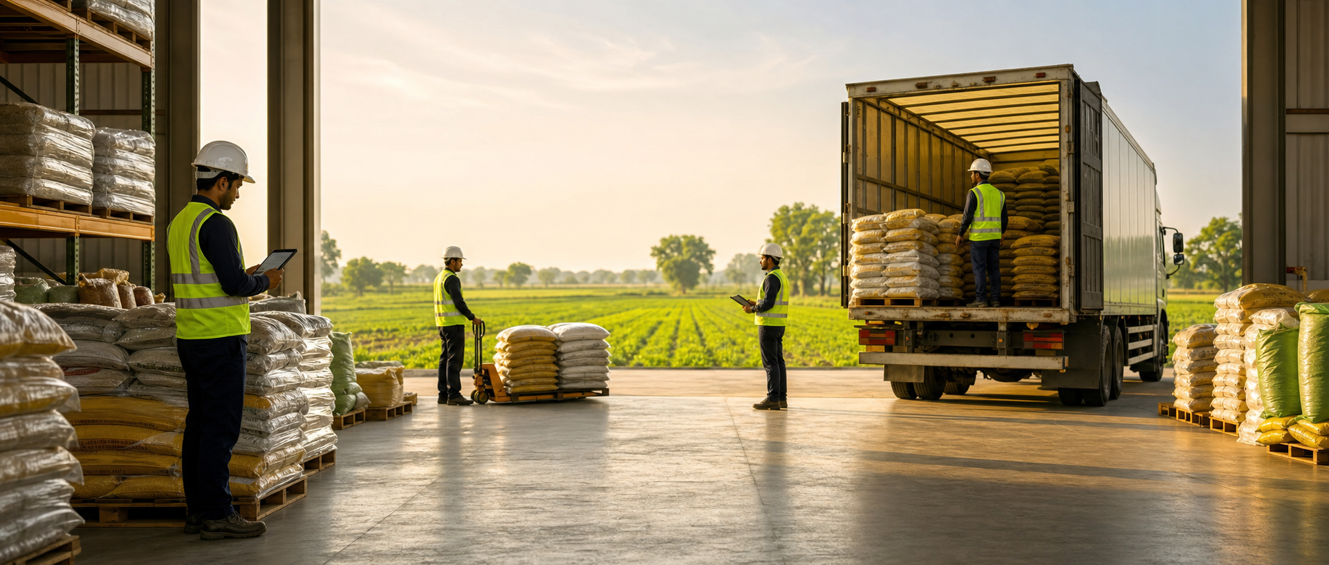 Agricultural supply network and logistics coordination